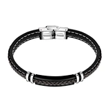 Feifuli Mens Leather Bracelet